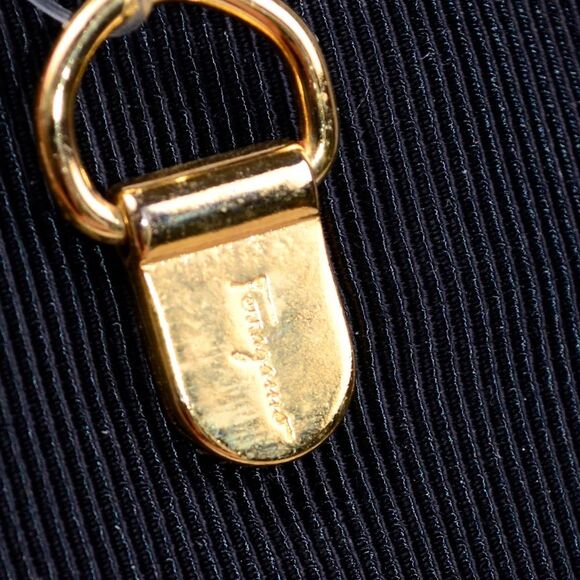 Vintage Salvatore Ferragamo 1990s Travel Shoe Bag – Black  – Made in Italy - Picture 8 of 12